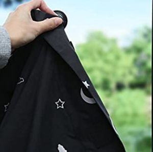 Blackout curtin for at home or on the go